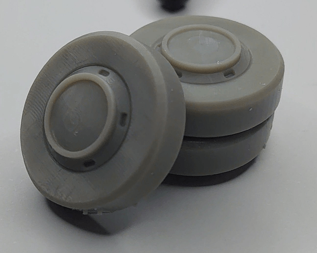1:43.5 4 Axle Wheelsets 24mm