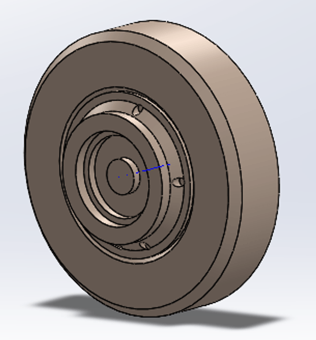 1:43.5 4 Axle Wheelsets 24mm