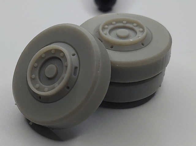 1:43.5 4 Axle Wheelsets 24mm
