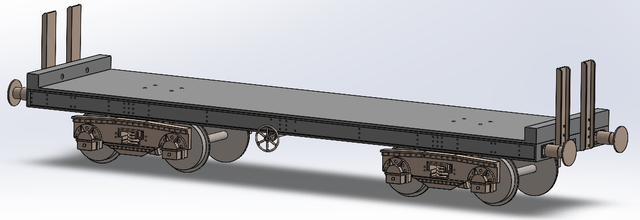 75Ton Bogie Flat Wagon (Brinsworth Flat)
